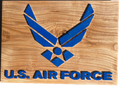JB - signs - Air Force - painted on raised letters